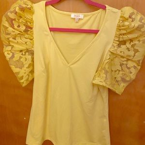 Puff sleeve top